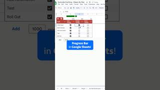 Let’s make a progress bar in Google Sheets!