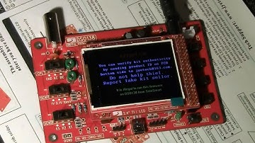 DSO138 Digital Oscilloscope DIY Kit - LCD Assembly and Power-up Test