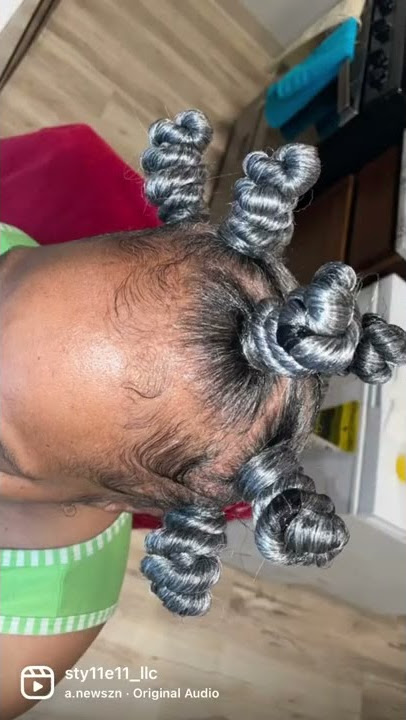 Jumbo Bantu Knots With Added Weave ☑️