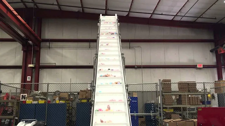 Cleated Incline, Rotary Accumulation and Hand Pack Solutions by Multi-Conveyor