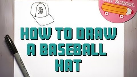 How to draw a baseball hat