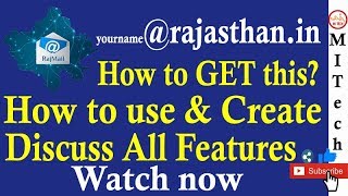 create your @rajasthan.in mail id How?😵😱 | Rajasthan RajMail ID for all | 1GB Free Storage screenshot 1