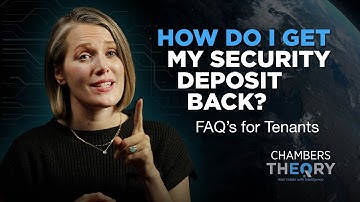 How do I get my security deposit back?