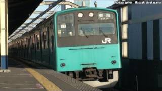 JR East Series 201 Keiyo Line's Train @ Shin-Kiba [20101211_1516,1540]