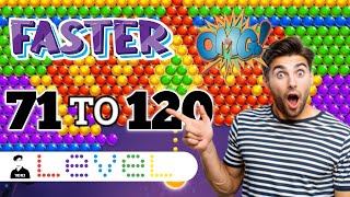 Fastest 71 to 120 level 😲😲😲#bubbleshooter #games ##effects  screenshot 5