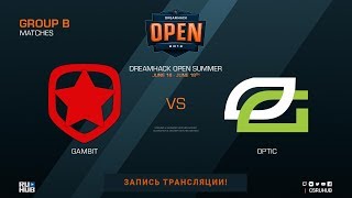 Gambit vs OpTic - DreamHack Open Summer - de_mirage [Donald, Anishared]