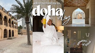 i took a solo trip to doha, qatar!  luxury hotel tour, restaurants to try + more!