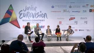 ESCKAZ live in Malta: Josie (Croatia) press-conference (PBS)