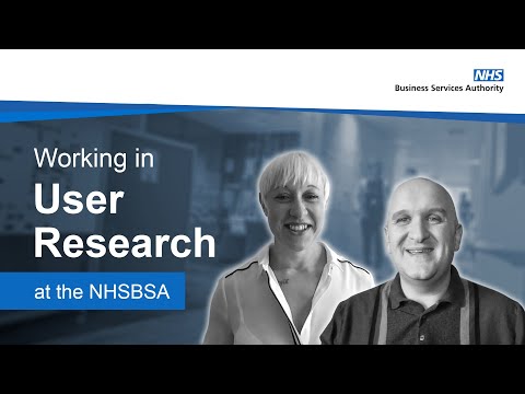 Working in User Research at the NHSBSA