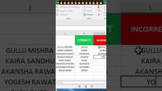 flash fill in excel 🔥🔥#excel #shorts #viral #tutorial #skills #trending #video #msoffice #yt #pc