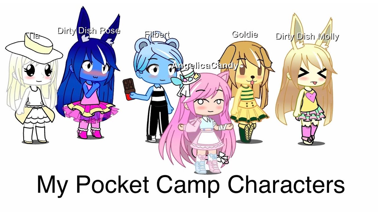 My Pocket Camp characters (Animal Crossing Pocket Camp) YouTube
