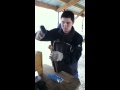 Me loading and shooting a black powder rifle for the first