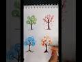 easy tree drawing #tree drawing beginner #tree idea drawing #sabse aasan tarika se tree banana sikhe