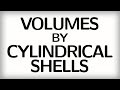 102 volumes as integrals the cylindricalshell method