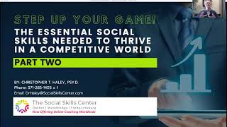 Step up your game! Part Two | The essential social skills needed to thrive in a competitive world.