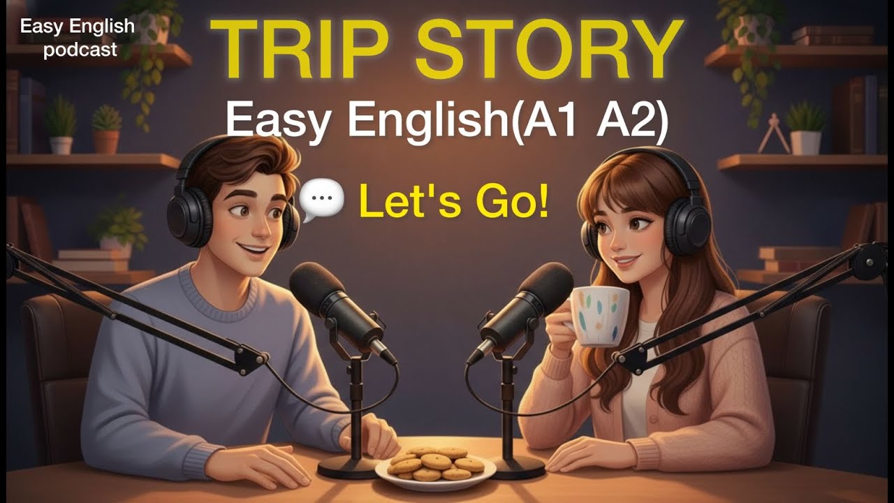Two Friends Plan a Trip_Easy English Story | Beginner Podcast (A1 A2)