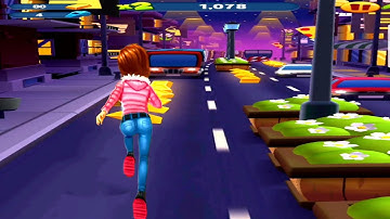 NIGHT MODE RUN with Subway Princess Runner | Android/iOS Gameplay HD