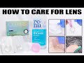 How to care for LENSES ? Monthly lens care / how to wear lens / lens care