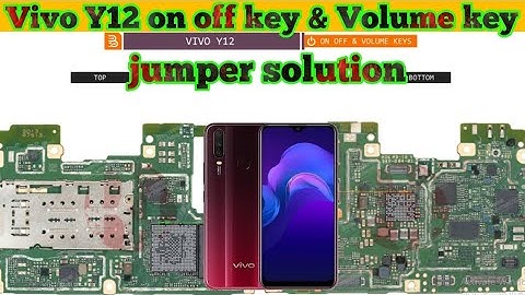 Vivo Y12 on off key & volume key not working jumper solution|#thesoilboy