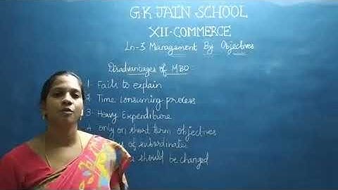 Management by objectives & Management by exception part 4 - XII-commerce chapter 3 by Mrs. Sangeetha