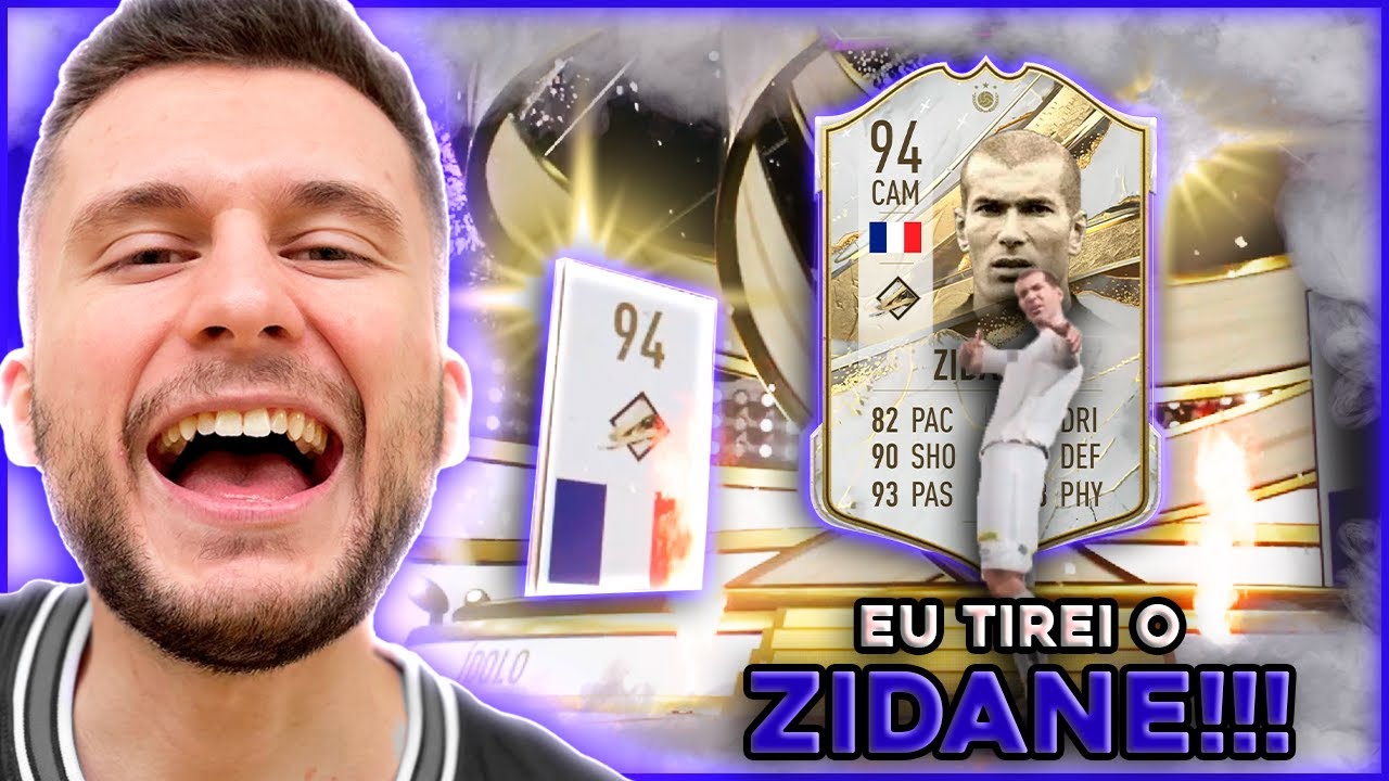 INSANO!!!! TIREI O ZIDANE ENQUANTO ABRIA PACKS, ELE VALE MAIS DE 2 MILHÕES!!! FIFA 23 - UT