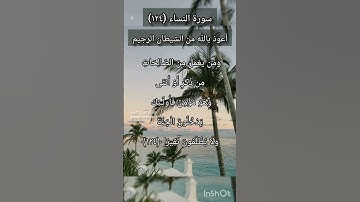 سورة النساء الآية ١٢٤