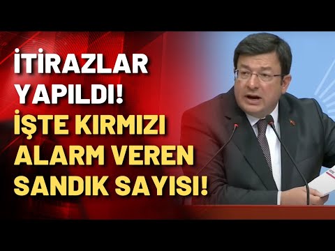 Muharrem Erkek, kırmızı alarm veren sandık sayısını açıkladı; Her oyu takip ediyoruz!