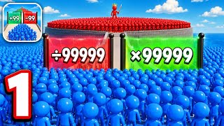 Count Master Run 3D - Gameplay Walkthrough Part 1 - Biggest Army Challenge Ever! (ios, Android)