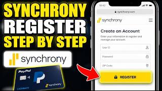 How to register with Synchrony for PayPal Cashback Synchrony card - Step By Step