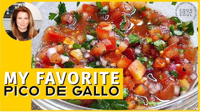 Cómo hacer la salsa pico de gallo - Receta rápida