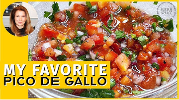 HOMEMADE PICO DE GALLO RECIPE - Fresh and ready in a few minutes