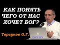 Торсунов О.Г. Как понять, чего от нас хочет Бог. Учимся жить.