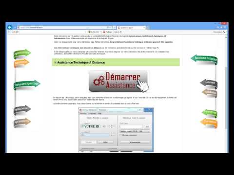 Comment démarrer l'outil de prise en main à distance 