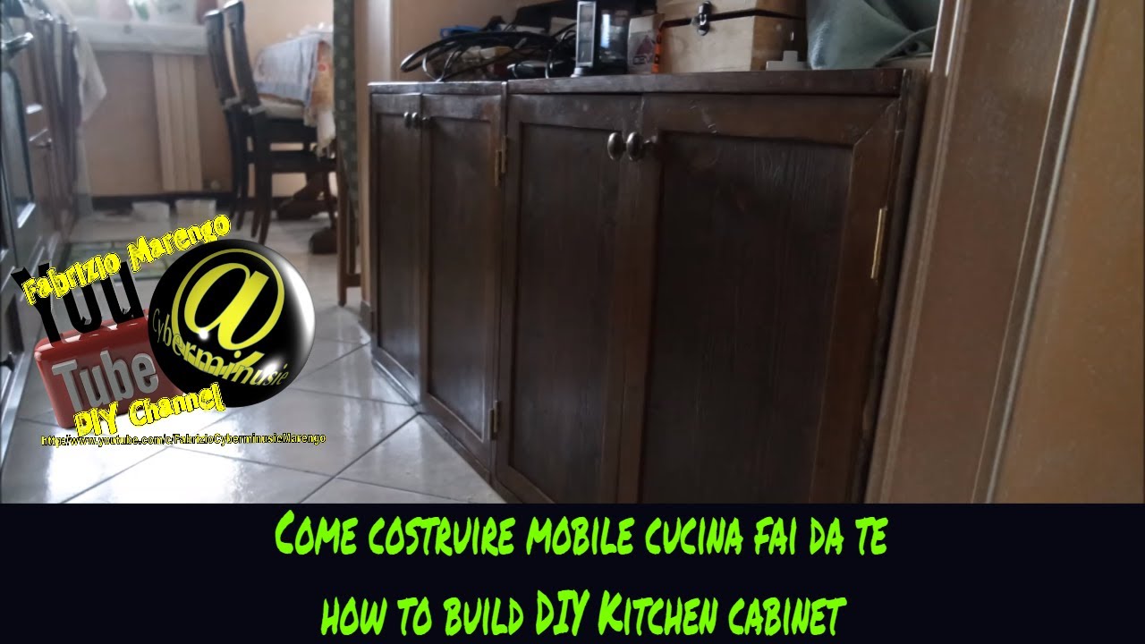 Costruzione mobile cucina in legno fai da te (tutorial how to build ... Cucine fai da te in legno