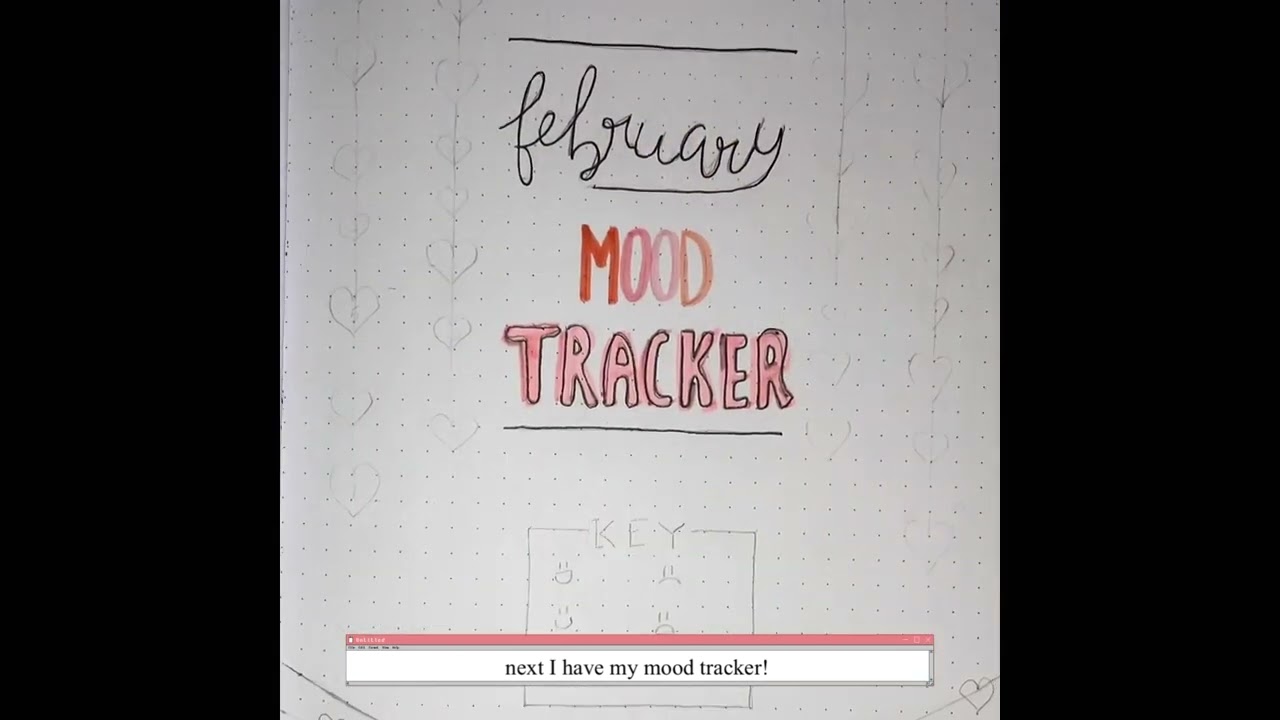 2022 February Bullet Journal Setup