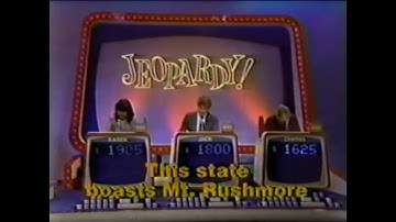 Intro + Final Jeopardy (9/18/1983): Unaired Pilot 1