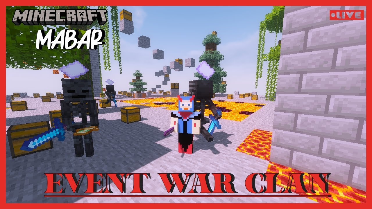 🔴 Pertempuran Setiap Clan [WAR CLAN] !!- Minecraft Server Kampung ...