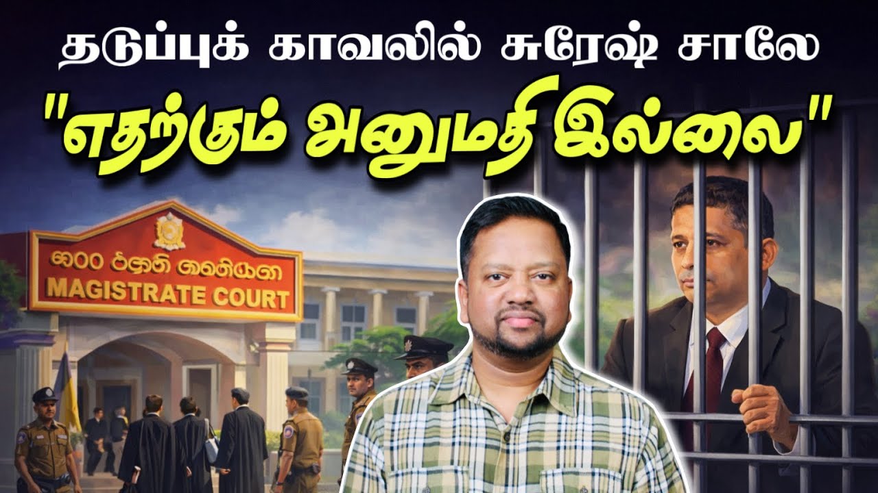சுரேஷ் சாலே; கிடுக்குப் பிடியுடன் தடுத்துவைப்பு 😳 சட்டத்தரணிக்கும் கட்டுப்பாடு- விபரம் |TAMIL ADIYAN