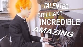 chenle playing piano compilation