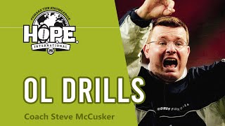 Offensive Line Drills - Coach Steve McCusker (6 Jan 2024)
