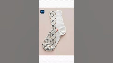 Photoshop Tips 2025 - Create the Most Realistic Sock Mockups #adobe #photoshopartstudio #mockup