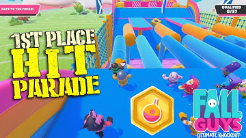 Fall Guys: Ultimate Knockout Gameplay - Hit Parade (1st Place Run)