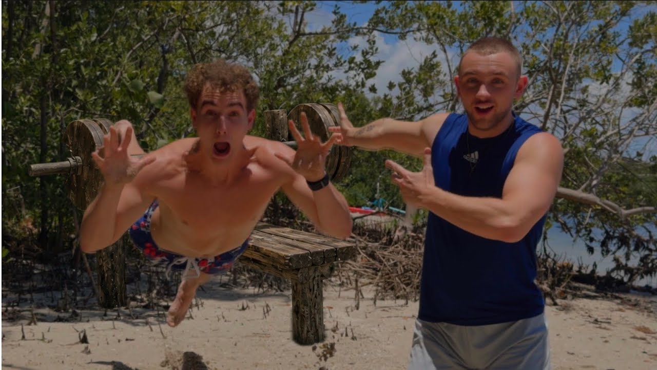 I built a gym on an abandoned island 