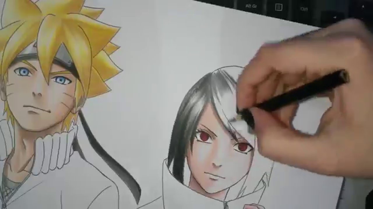 Speed Drawing - Boruto Uzumaki (Boruto: Naruto Next Generations) 