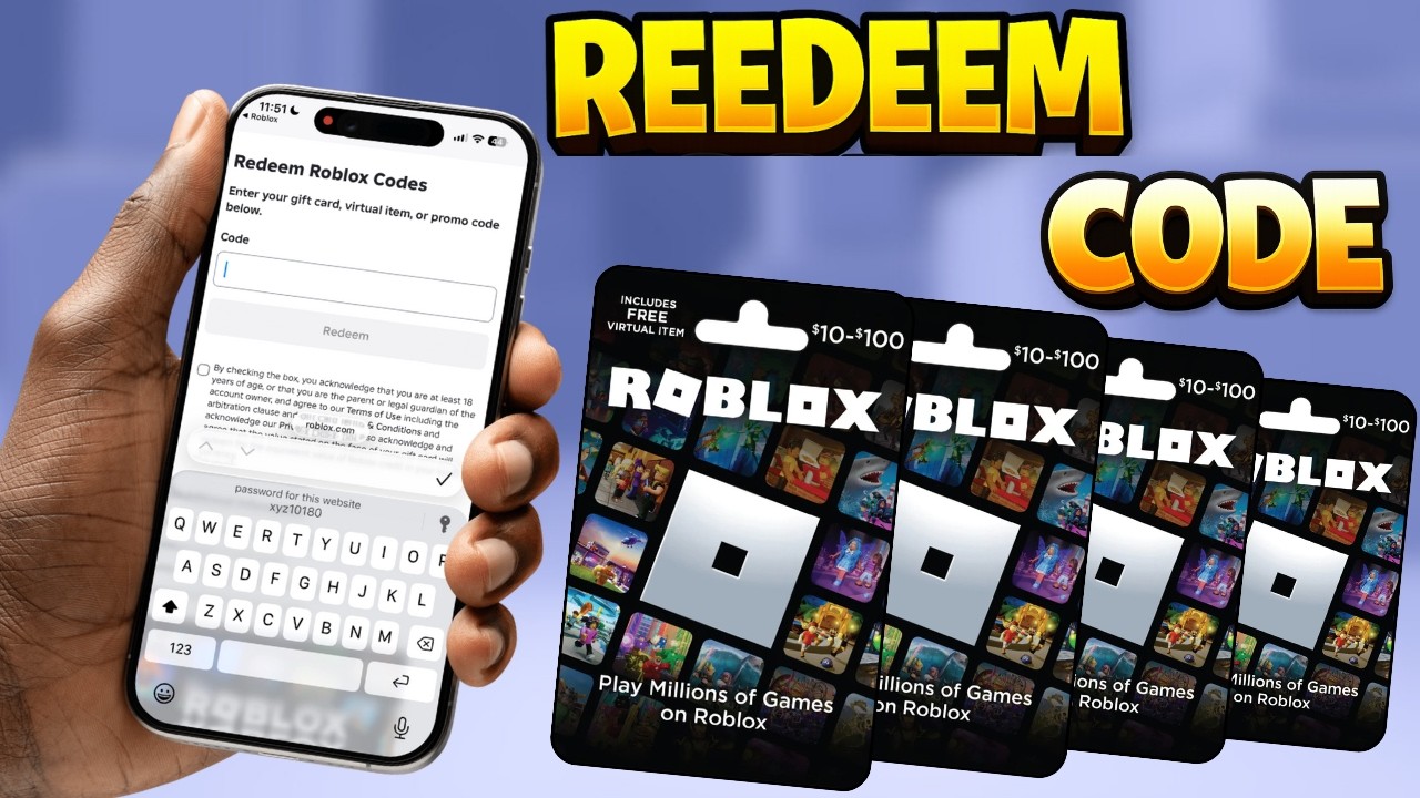 Как активировать подарочную карту Roblox на мобильном устройстве (2026) | Простое руководство