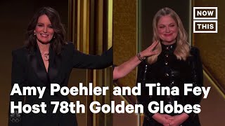 Amy Poehler and Tina Fey Kick Off 78th Golden Globes