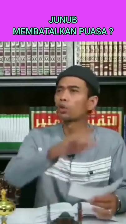 SAHKAH PUASA JIKA MANDI JUNUB SETELAH ADZAN SUBUH | USTADZ ABDUL SOMAD