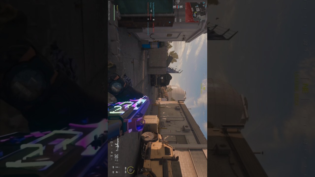 COD MW3 Multiplayer game clip.... For full length video, please go to my channel😁😁 