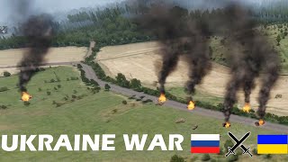 Tank battle of the Ukrainian and Russian armies. Battle simulator screenshot 3