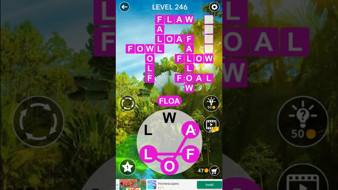 Word Crossword Search level 246
